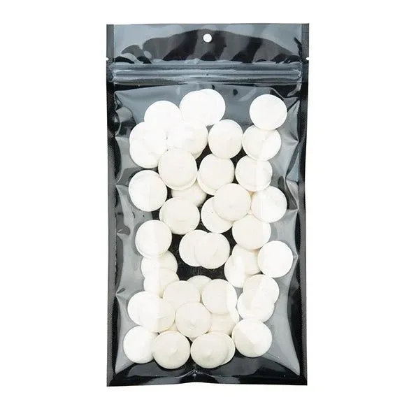 Grip Seal Bags Transparent/Black 12.7x20.8cm