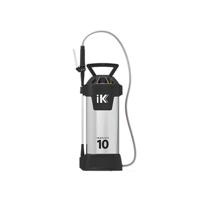 "iK INOX" 10 Pressure Sprayer with Compressed-Air Valve for Solvents (Stainless Steel)