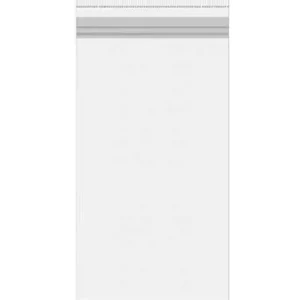 Headerbags 2.5x9.5cm for Top loading of contents (500 pieces)