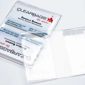 Vinyl Business Card Pouch 9.5x12.7cm