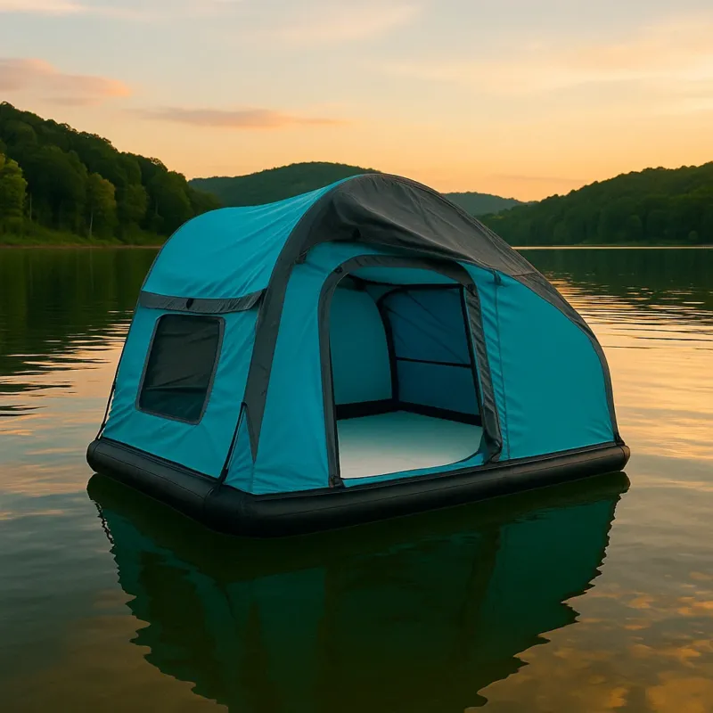 Camping Ready Large Inflatable Soft Cover Car Top Tent - Image 0