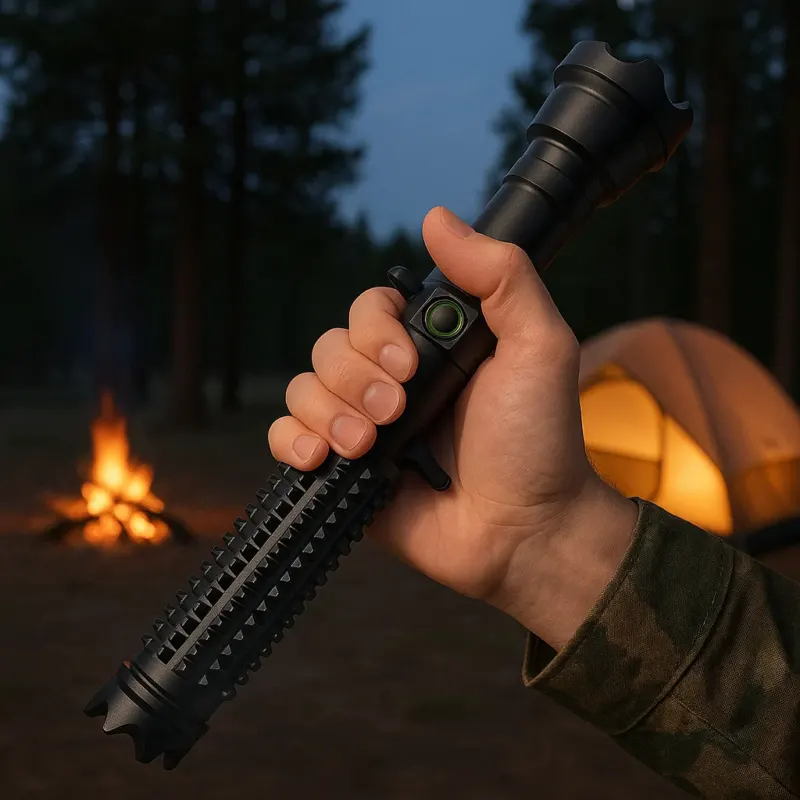 Tactical Self-Defense LED Flashlight Emergency Survival Tool - Image 0