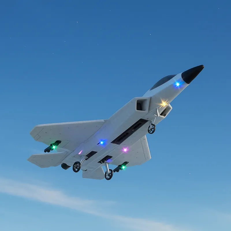 Storm Hawk Ultra Bright LED Foam Jet Fighter - Image 0