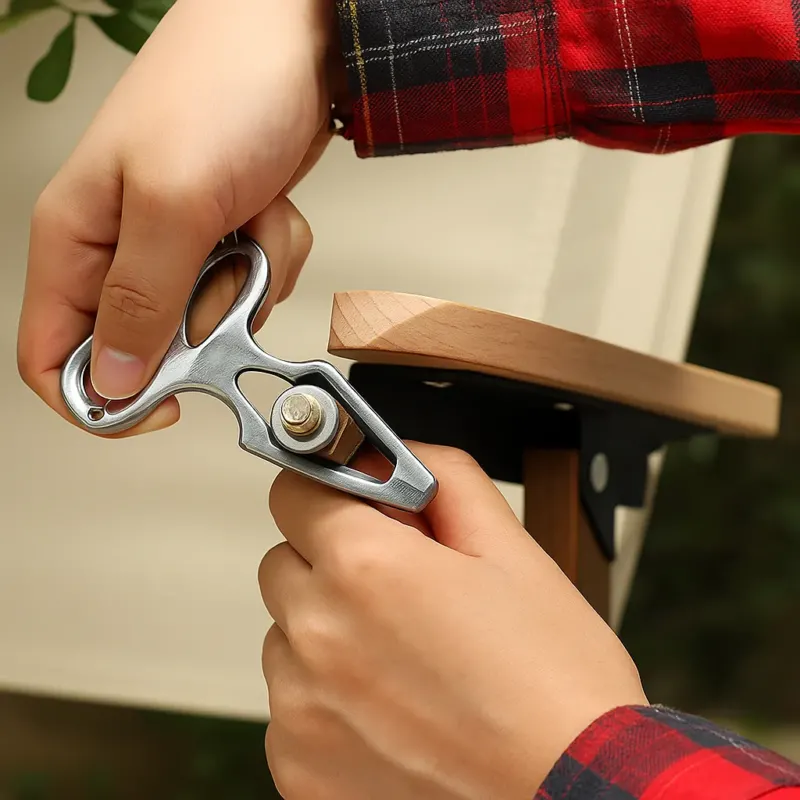 Stainless Steel Survival Multi-Tool Bottle Opener Camping Wrench - Image 0