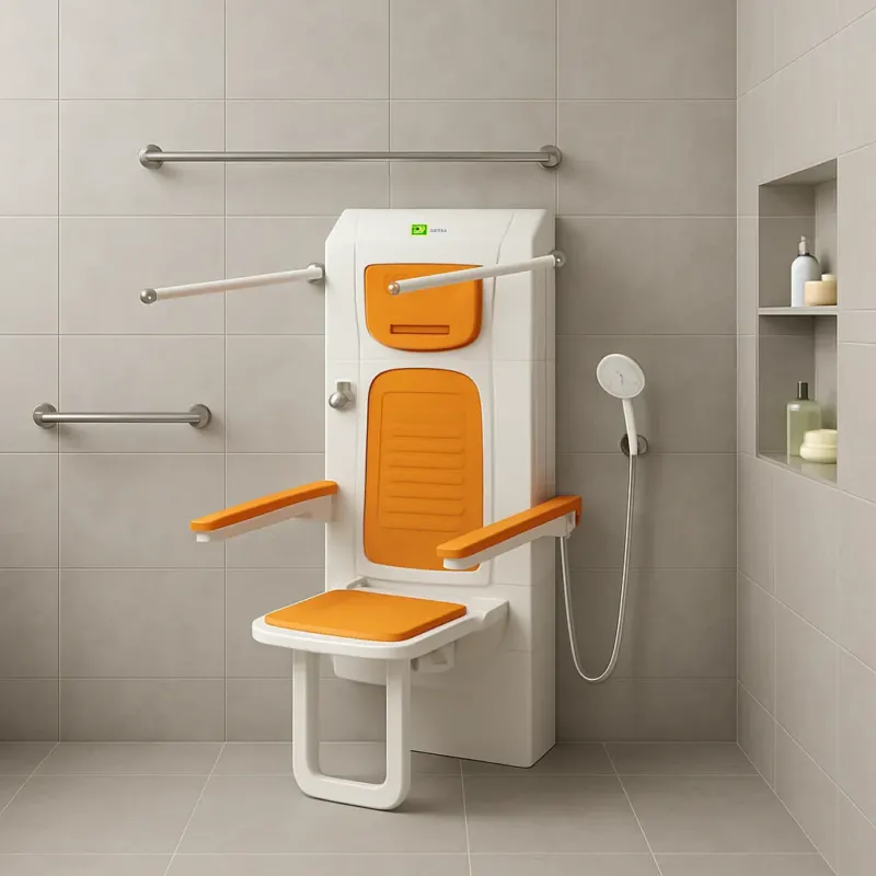 Assistive Bath Seating Multifunctional Foldable Elderly Shower Set - Image 0