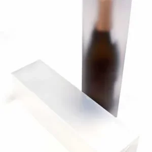 Plastic Gift Boxes for Bottles Frost 8x8x31cm