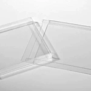 Plastic Gift Boxes 14.9x1.6x14.9cm Crystal Clear