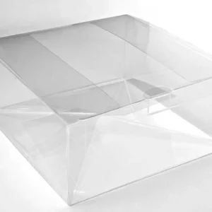 Plastic Gift Boxes 16.8x16.8x7.6cm Food Safe with Autolock Bottom