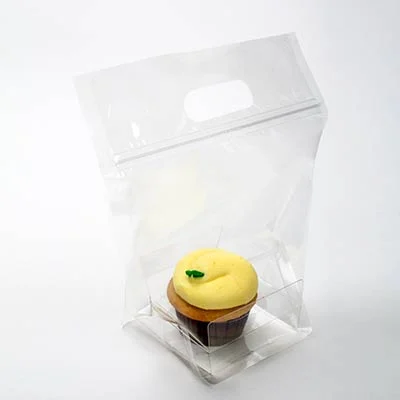 Zip Handle Cupcake Bags for Singles (+ insert) 20.3x10.3x22.9cm
