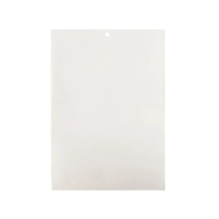 Kraft Bags White Eco-fiendly 15,2x22,9 cm Sealable