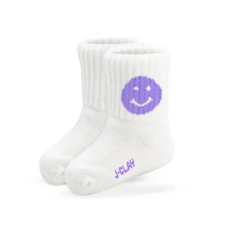 Tennis Socken für Babys & Kinder 'Purple Smile'