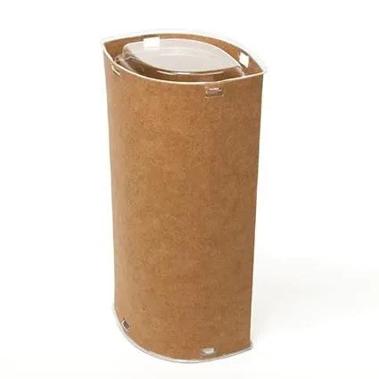 Kraft Pop-up Tube Kit, Eye Shaped 7.8 x 5.2 x 15.4cm