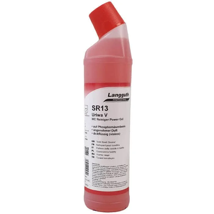 Langguth SR13 Uriwa V WC-Reiniger Power Gel Schräghals 750ml.