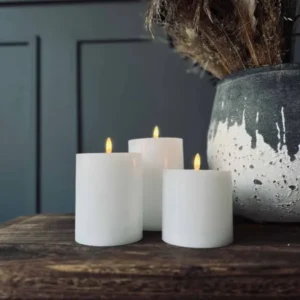 LED Lys MEGA - Sæt af 3 stk ink Fjernbetjening - VIAMAJA.DK