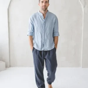 Men's Cargo Linen Pants - Epic Linen luxury linen