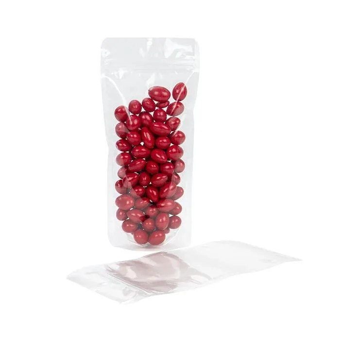Clear Stand Up Zipper Pouch 11 x 6 x 24 cm with Hang Hole