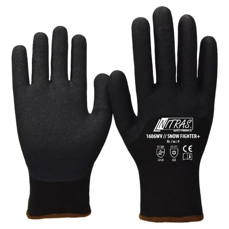 NITRAS SNOW FIGHTER + Nylonhandschuhe Größe 8 – 1 Paar