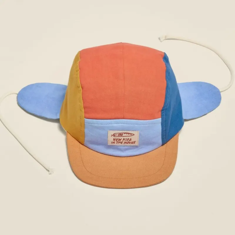 NKITH Cap 'Wolly' washed out multi | Sommer