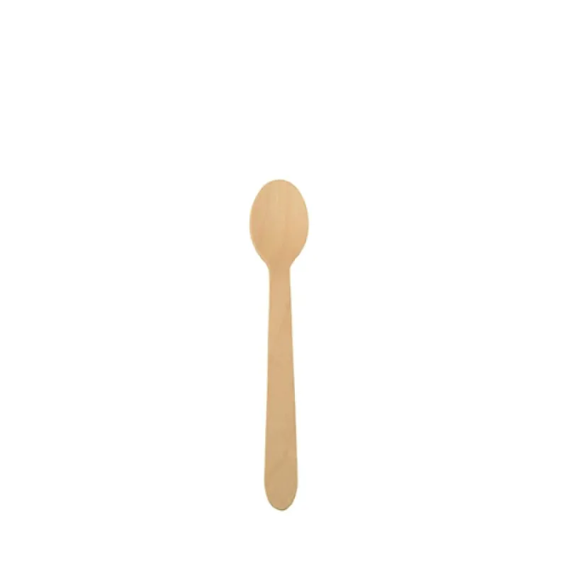 Papstar Pure Kaffeelöffel, Holz