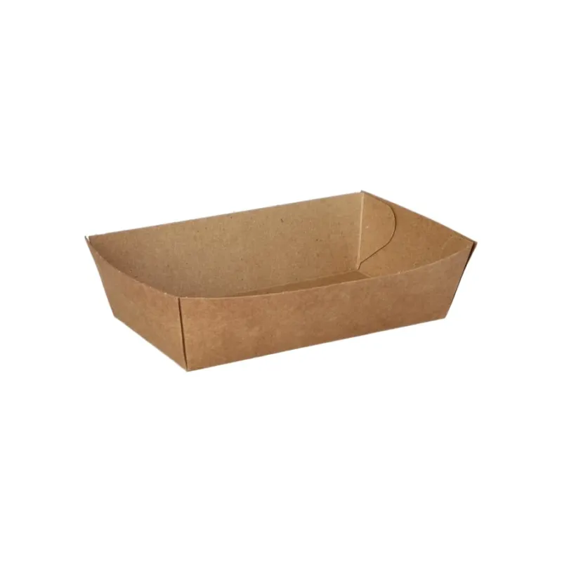 Papstar Pure Pappschalen, Bio-beschichtet 1 Packung (50 Stück), 7 x 12 x 3,5 cm
