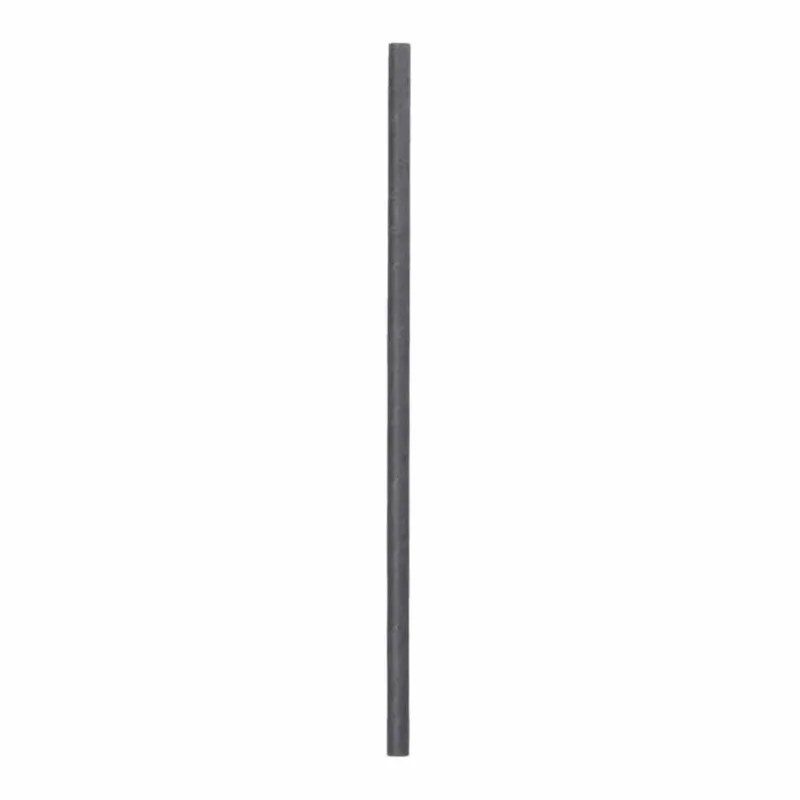 Papstar Shake Strohhalme, Papier, Ø 8 mm, 25 cm, schwarz