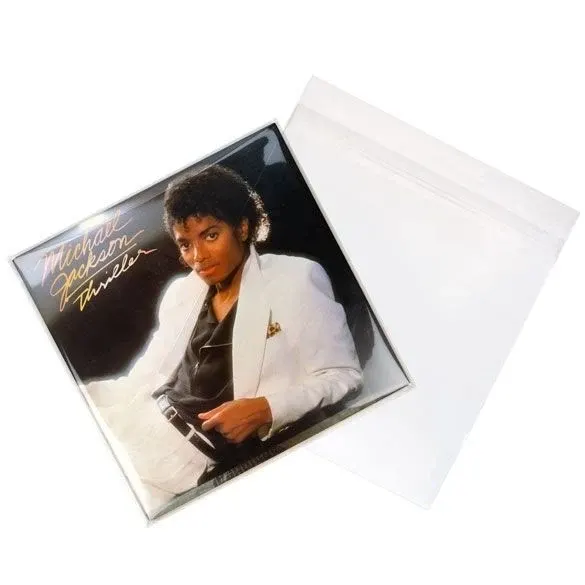 Outer Sleeves for 12 inch Gatefolds 32.7x31.6 + 3.9cm 75 micron (laminated 75 micron)