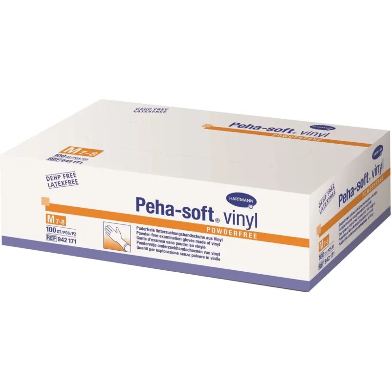 Peha-soft vinyl puderfrei Einmalhandschuhe