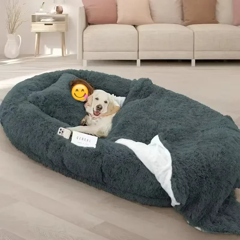 Oversized Ultra Plush Cozy Nest Floor Bed - Image 0