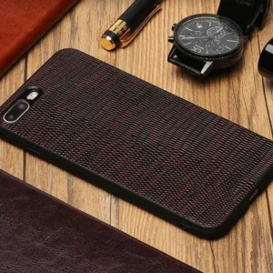 Lizard Texture Leather iPhone Case - Image 0