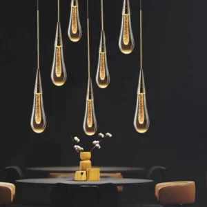 Melting Glass Crystal Luxury Pendant Lights - Image 0