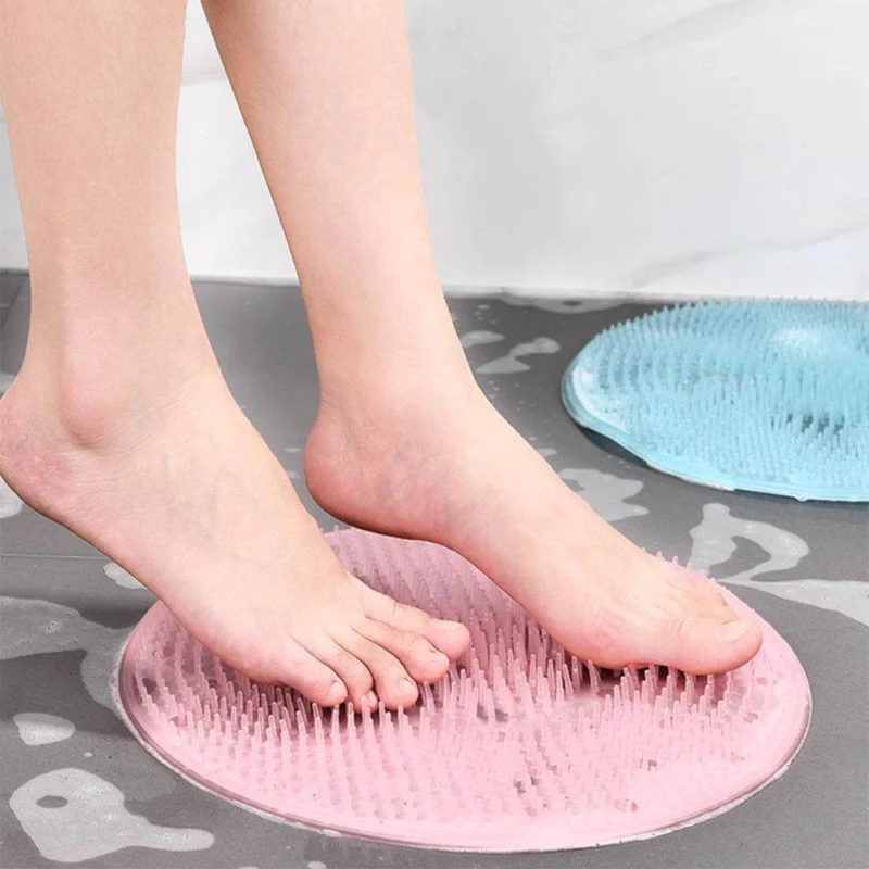Round Silicone Bath Massage Cushion Brush - Image 0