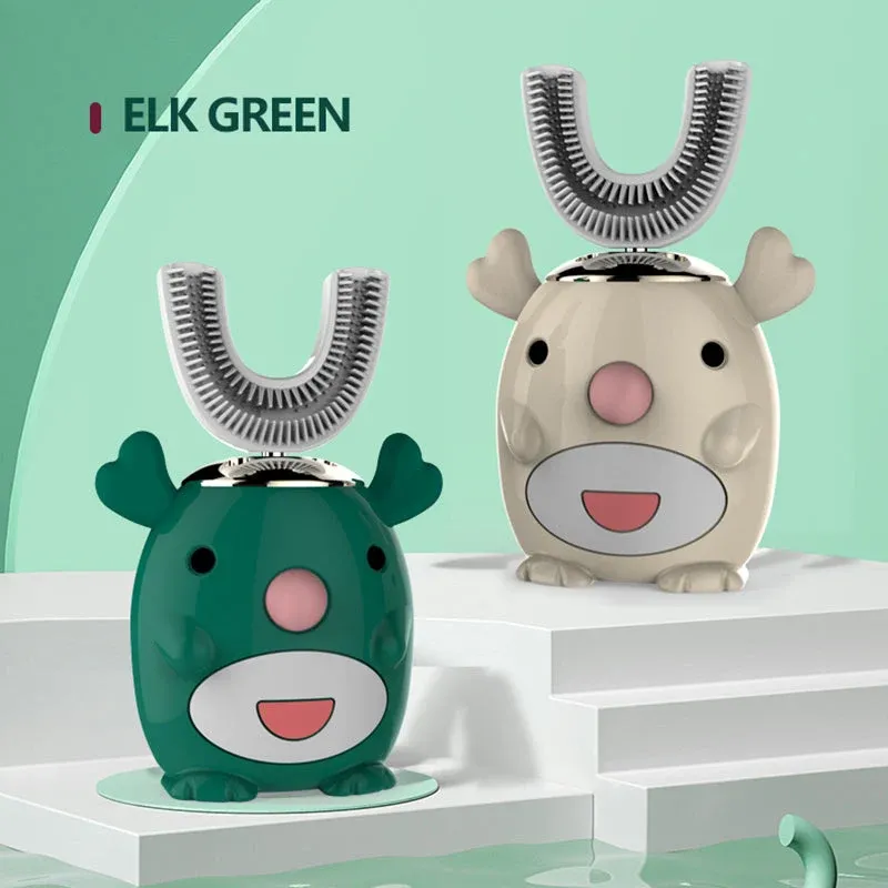 Smart Ultrasonic Silicone Toothbrush for Kids - Image 0