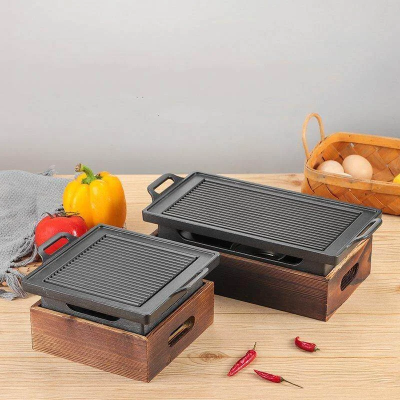 Smokeless Portable Japanese Non-Stick BBQ Grill - Image 0