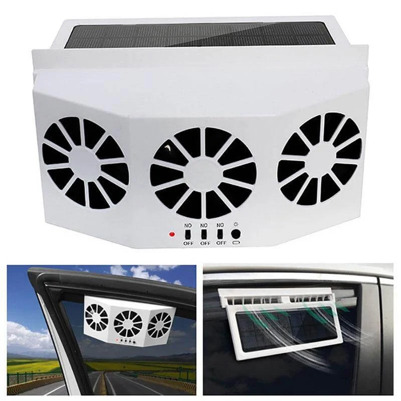 Auto Solar Ventilating Fan for Car - Image 0