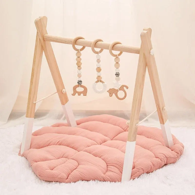 Nordic Modern Leaf Baby Play Mat - Image 0