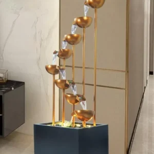 Elegant Large Minimalist Water Floor Fountain - Image 0