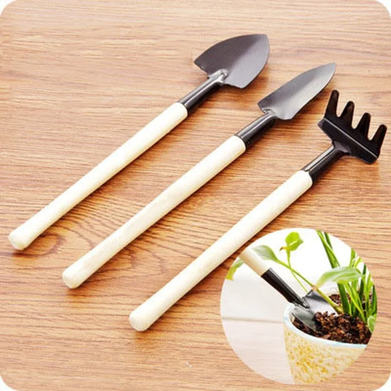 Wooden Mini Balcony Gardening Tool Set - Image 0