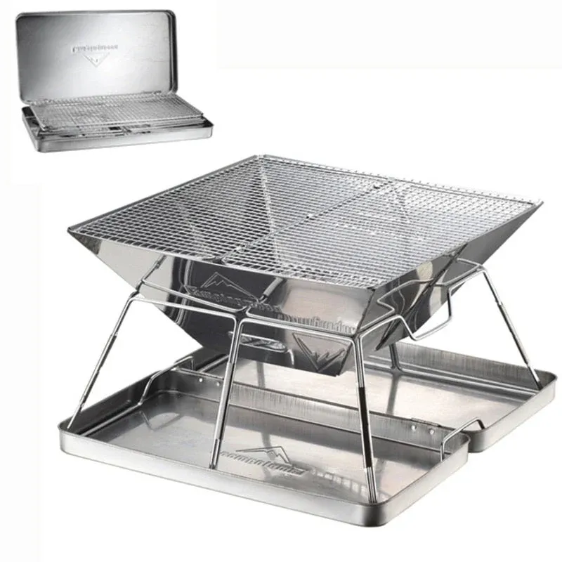 Foldable Portable Mini Travel Camping Grill - Image 0