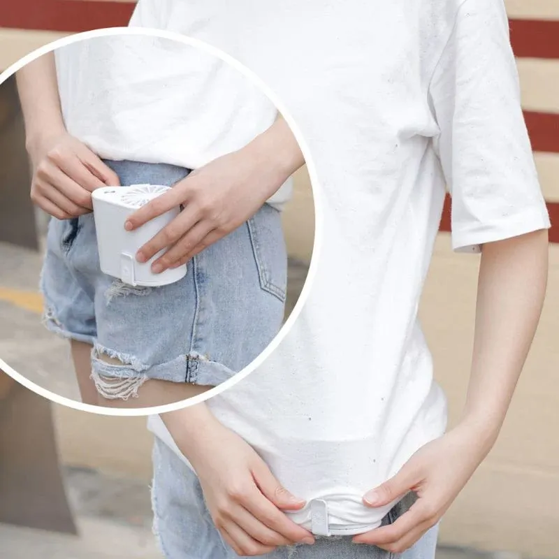 Portable Rechargeable Hands-Free Waist Fan - Image 0