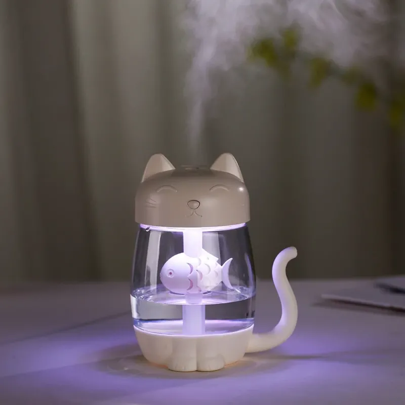 LED Ultrasonic Animal Shaped Air Humidifier - Image 0