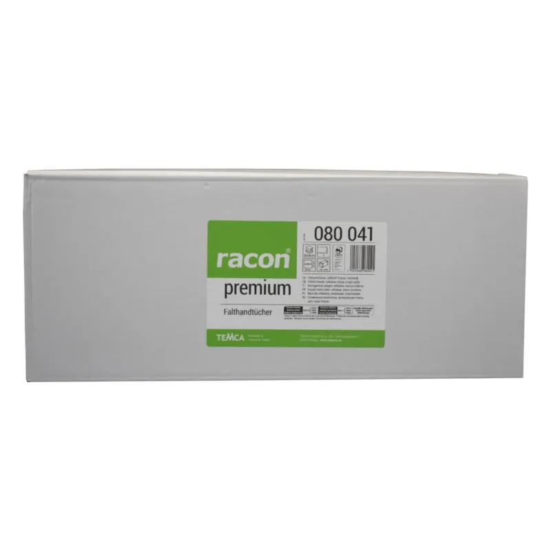 racon® premium Falthandtücher, 23 x 22 cm, 2-lagig, hochweiß