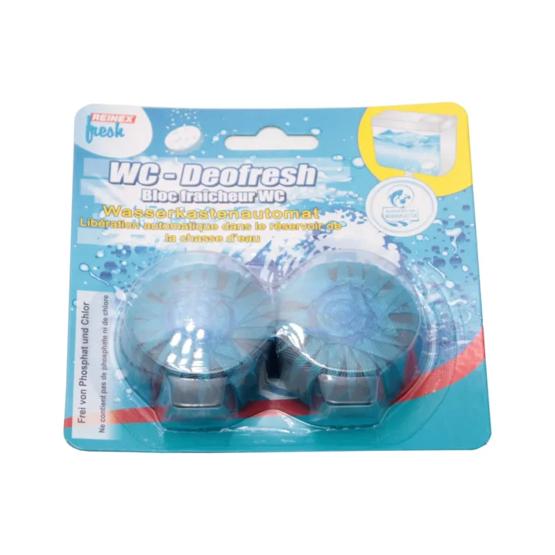 Reinex WC-Deofresh Wasserkastenautomat, 2-teilig Blau