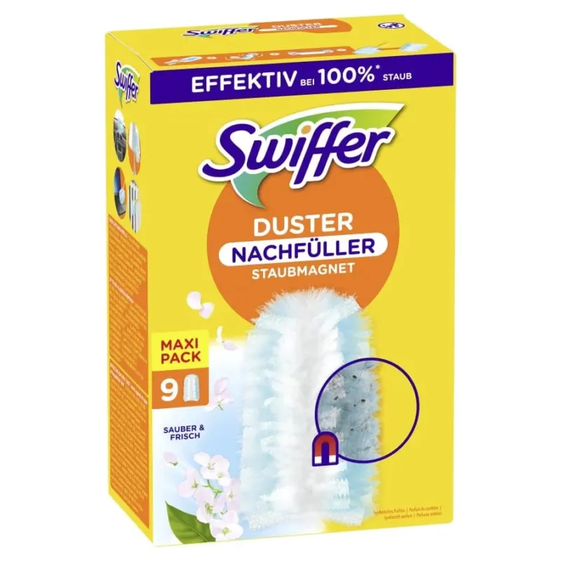 Swiffer Staubmagnet Nachfülltücher, 9er mit Duft