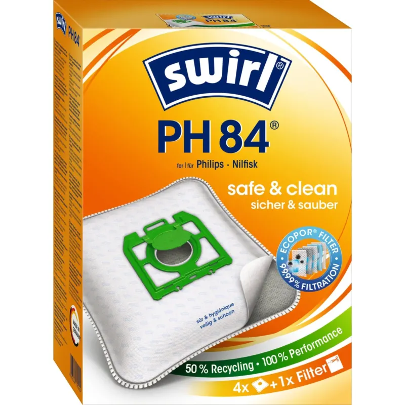 Swirl® PH 84 Ecopor® Staubsaugerbeutel