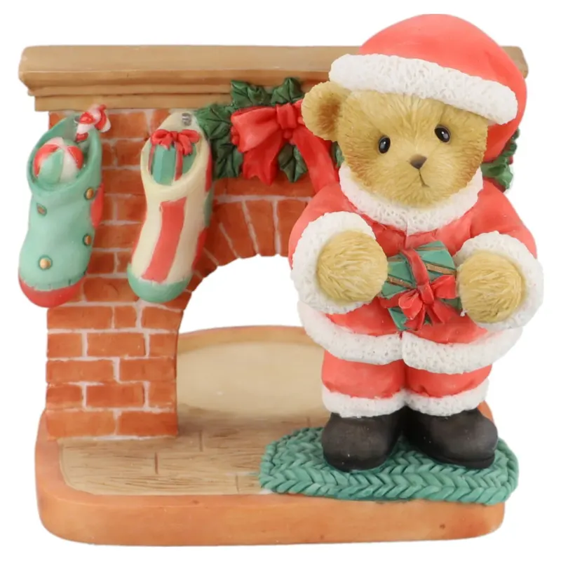 Teddy 0000943 Bear/Chimney Tealight Candleholder Enesco Cherished Teddies mit OVP