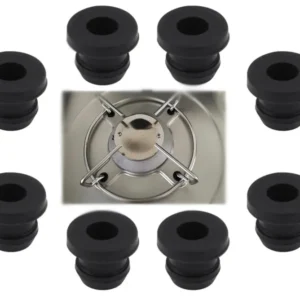 8 Stück Topfträgergummis passend für Topfstützen mit 5mm Stäben von Dometic, Smev und Thetford.