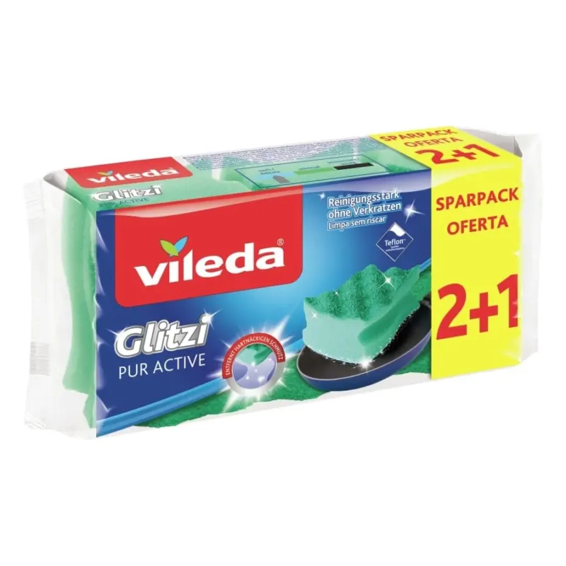 Vileda Glitzi Pur Active 2+1 Topfreiniger