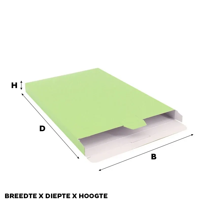 Shipping boxes 30,5x42x9cm Light green (50 pcs)