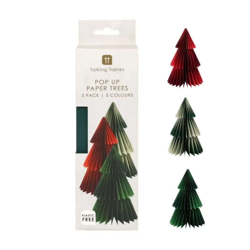 Weihnachtsbaum Tischdekorationen 3er-Set