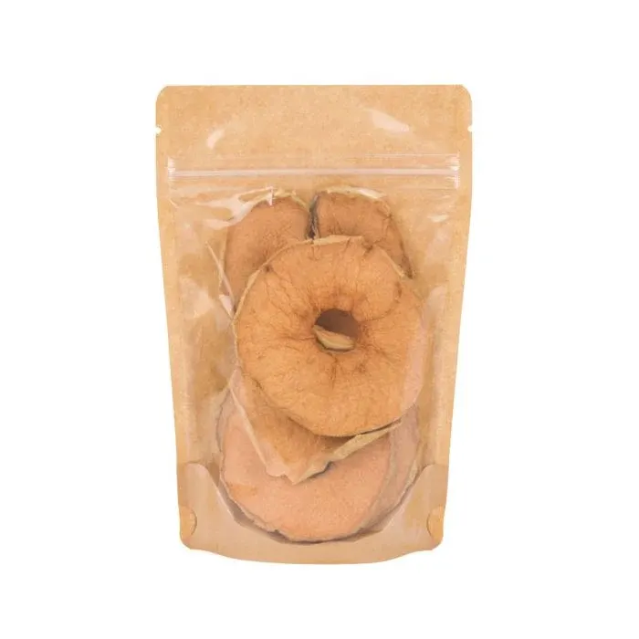 Stand Up Pouches Transparent/Kraft 13x8x20.5cm | 113 grams